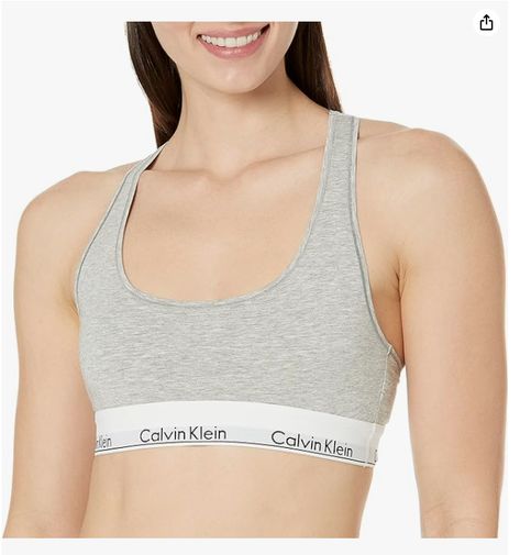 LESS IS MORE: Unlined and underwire-free, this Calvin Klein bra combines the label’s famously sporty-sexy look with the feel of a favorite tee. Calvin Klein Bra, Everyday Bra, Calvin Klein Woman, Less Is More, The Label, Bralette, Calvin Klein, Women's Clothing, For Free