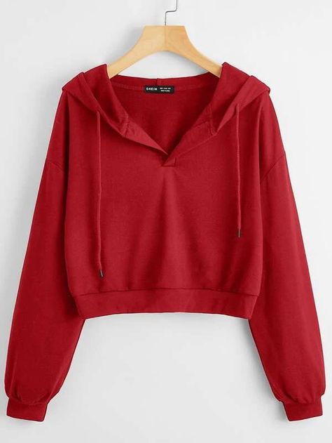 Wardrobe Necessities, Lehenga Red, Drop Shoulder Hoodie, Trendy Hoodies, Dream Outfits, Aesthetic Outfit Ideas, Women Sweatshirts, Fresh Shoes, Crop Hoodie