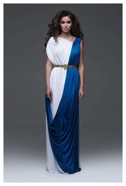 a Roman Dress, Greek Dress, Toga Party, Greek Costume, Beautiful Evening Dresses, Goddess Costume, Saree Gown, Goddess Dress, Asian Inspiration