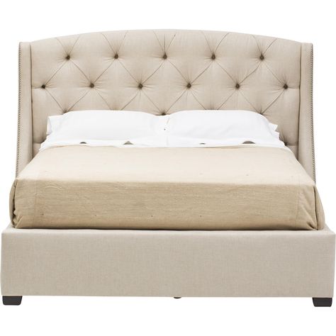 Jordan Tufted Bed - Bernhardt Cream Tufted Bed, Cream Upholstered Bed, Tufted Bed Frame, Bed Linen Australia, Affordable Bedding Sets, Tufted Furniture, Tufted Headboards, Winged Headboard, Bar Outdoor