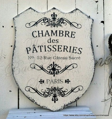 Bakery Paris, Paris Apartment Decor, French Signs, Bakery Sign, Parisian Decor, Tea Cart, French Country Kitchens, French Bakery, Bread Boxes