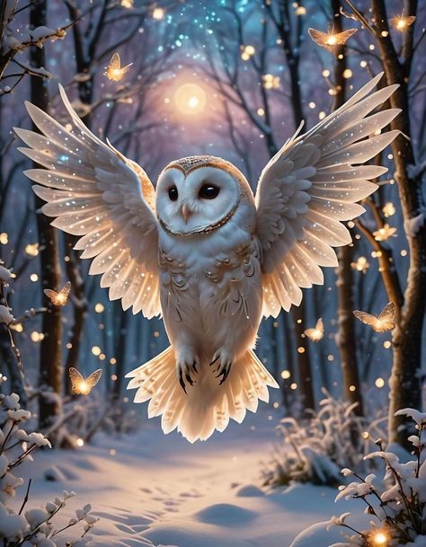 Owls Art, Owl Paintings, Animal Tattoo Ideas, Owl Artwork, Owl Cartoon, Dragonfly Art, Animated Animals, Owl Pictures, Beautiful Owl