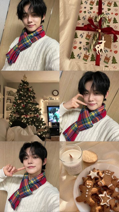 Yeonjun Christmas Wallpaper, Christmas Txt Wallpaper, Christmas Yeonjun, Christmas Kpop Wallpaper, Yeonjun Christmas, Txt Christmas Wallpaper, Kpop Christmas Wallpaper, Merry Christmas In Korean, Txt Christmas