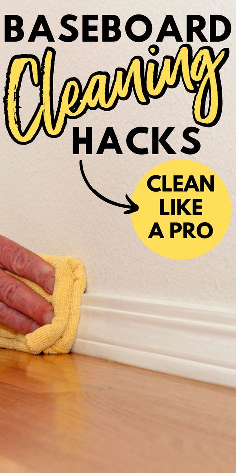 Baseboard Cleaning Hacks, Baseboard Cleaning, Clean Baseboards, Tidy Bedroom, Cleaning Baseboards, Deep Cleaning House, Deep Cleaning Hacks, Housekeeping Tips, Deep Cleaning Tips