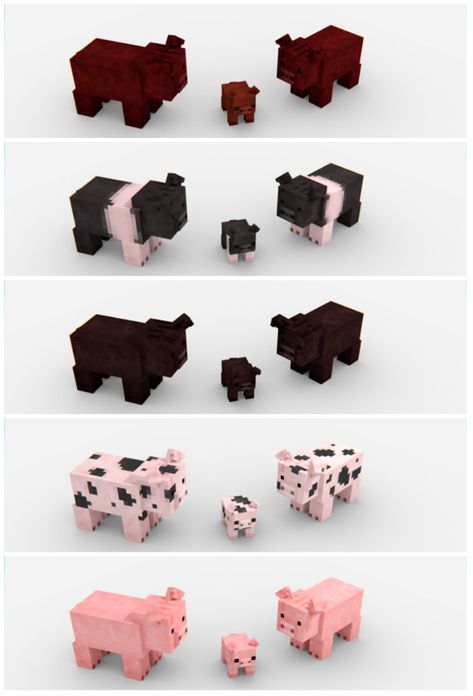 Animania Mod for Minecraft 1.12.2/1.11.2 | MinecraftSix Minecraft Cookies, Minecraft Horse, Minecraft Baby, Minecraft Addons, Minecraft Pig, Minecraft T, Minecraft Forge, Minecraft Images, Minecraft Drawings