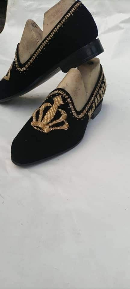 Beaded shoes Beaded Shoe, Traditional Shoes, Shoe For Men, Beaded Shoes, Traditional Marriage, Suits Men, Traditional Attire, Wedding Suits Men, Shoes For Men