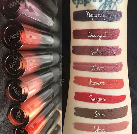 Moon Cosmetics, Moon Makeup, Black Moon Cosmetics, Glamorous Hair, Lip Swatches, Witchy Fashion, Hair Perfume, Black Moon, Kesha