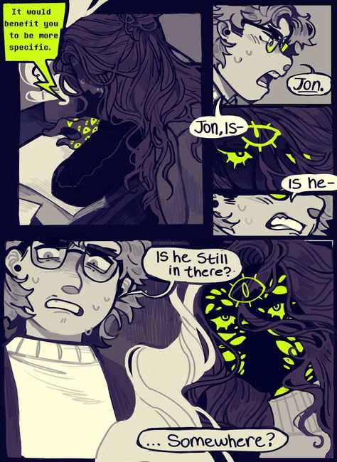 heehee — iiiiiiiiiiiiii didnt expect to get very far with... Martin X Jon, Jonathan Sims, Magnus Protocol, Magnus Institute, Welcome To Night Vale, Night Vale, Comic Page, Fun Comics, Cool Art