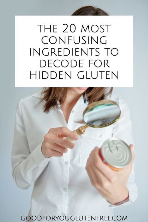 The 20 Most Confusing Ingredients to Decode for Hidden Gluten - Good For You Gluten Free Hidden Gluten, Gluten Free Info, Gluten Free Sourdough, Gluten Free Living, Gluten Sensitivity, Gluten Free Grains, Gluten Intolerance, Gluten Free Oats, Free Living