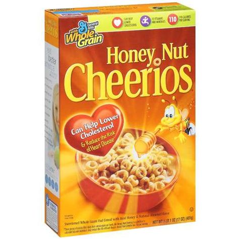 Honey Nut Cheerios Cereal General Mills Cereal, New Cereal, Cheerios Cereal, Free Sample Boxes, Honey Nut Cheerios, Oat Cereal, Honey Nut, Almond Flavor, Breakfast Cereal