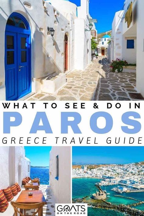 Travel Restaurant, Greek Islands Vacation, Greek Island Hopping, Greece Itinerary, Greek Vacation, Packing Travel, Travel Flight, Planning A Vacation, Paros Greece