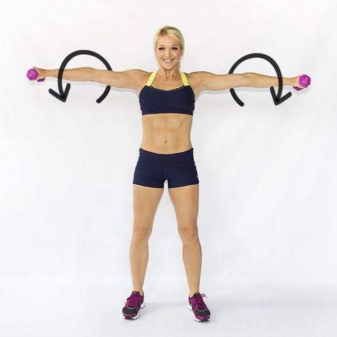 Bat Wing Exercises, Kettlebell Workouts, Armpit Fat, Lose Arm Fat, Flabby Arms, Arm Circles, Arm Fat, Body Fitness, Upper Body Workout