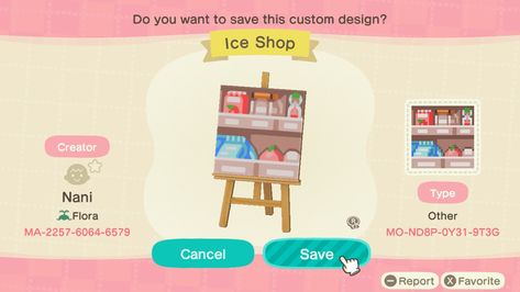 Hi! Thank you for checking out this pin🌺🌸🌺🌸 Credits to artist above every MA! Visit my page for more designs like this 🌷🌺🌸 have a wonderful day! Acnh Supermarket Design, Animal Crossing Supermarket, Acnh Flags, Supermarket Ideas, Codes Animal Crossing, Acnh Layout, Animal Signs, Acnh Patterns, Ice Shop