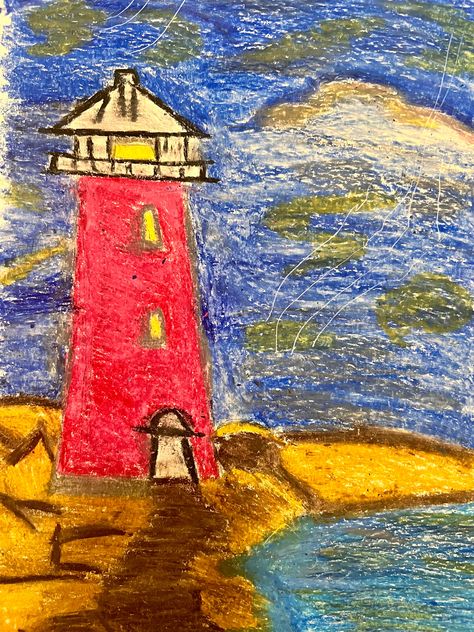 Oil Pastel Light House w frame Light House, Painting Art Projects, In Frame, Oil Pastel, Painting Art, Lighthouse, Art Projects, Art Collection, Decorative Items