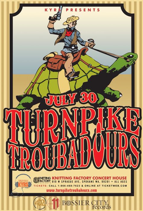 Wood Type Poster, Turnpike Troubadours, Rock Poster Art, Concert Flyer, The Dark Tower, Lyric Poster, Type Posters, Rock Posters, Concert Tickets