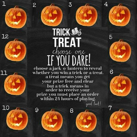 Great Halloween game!! Avon Facebook, Trick Or Treat Games, Facebook Party Games, Scentsy Facebook Party, Online Party Games, Scentsy Consultant Ideas, Body Shop At Home, Scentsy Party, Mary Kay Business