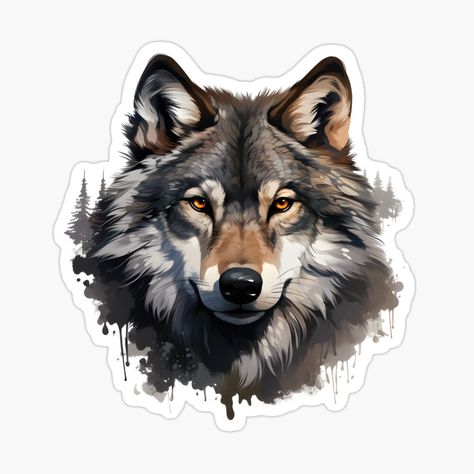 Husky Art, Dental Medicine, Wolf Sticker, Animals Stickers, Wolf Images, Gray Wolf, Wolf Tattoo, Model Poses Photography, Grey Wolf