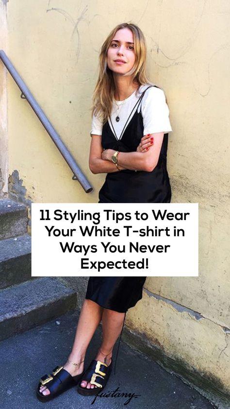 How To Style A White Tshirt, Tshirt Under Dress Outfit, Tshirt Under Dress, Style A T Shirt, Summer Dress Outfits, Under Dress, Girls Dream, Styling Tips, White T Shirt