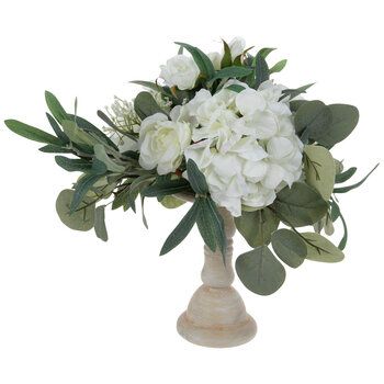 Wedding - Floral & Wedding | Hobby Lobby Rose Eucalyptus Centerpiece, Eucalyptus Centerpiece, Cement Color, Personalized Thank You Cards, Peony Rose, Beautiful Memories, Faux Florals, Event Ideas, Types Of Plants