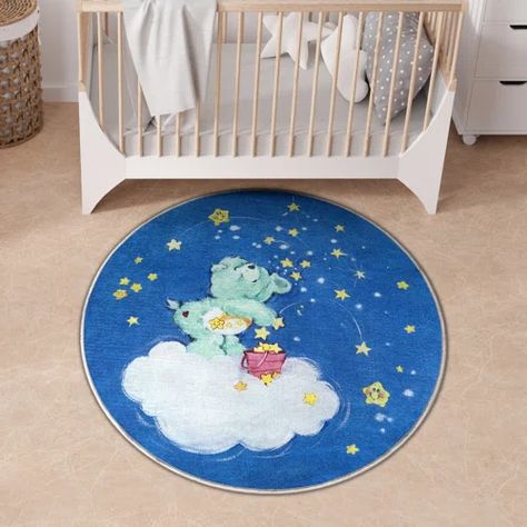 Well Woven Brighten Bedroom, Kidcore Room, Wishing On A Star, Lavender Rug, Kids Area Rugs, Bear Rug, Well Woven, Star Blue, Blue Area Rug