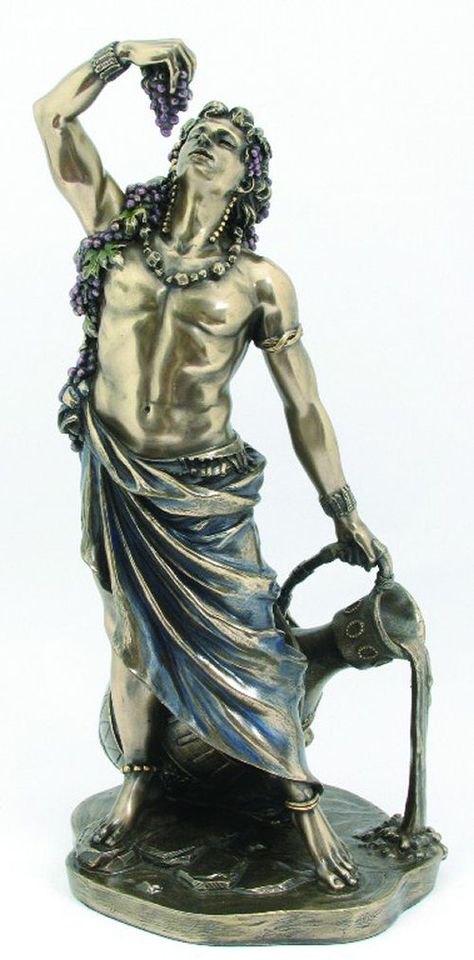 DIONYSUS Dionysus Statue, Athena Statue, Dionysus God, Greek Mythology Gods, Roman Statue, Roman Gods, Roman Sculpture, Greek Gods And Goddesses, Greek Mythology Art