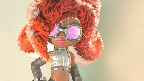 Fuzzy Octoling, Enemy Octoling, Splatoon 3, Salmon Run, Cool Lock, Anime Nerd, Squid Games, Splatoon, An Eye