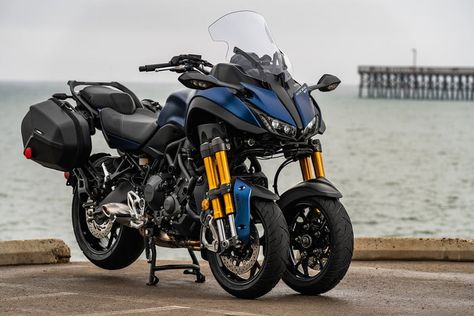 Yamaha Niken, Fz Bike, Bmw Adventure Bike, Three Wheel Motorcycles, Custom Motorcycles Bobber, Beach Cruiser Bicycle, Yamaha Mt 09, Standard Motorcycle, Hamamatsu