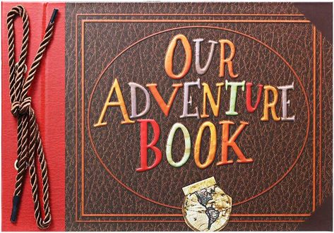 Amazon.com: Scrapbook Photo Album,Our Adventure Book Scrapbook, Embossed Words Hard Cover Movie Up Travel Scrapbook for Anniversary, Wedding, Travelling, Baby Shower, etc (Adventure Book) Adventure Book Scrapbook, Anniversary Photo Album, Leaf Photo, Our Adventure Book, Scrapbook Vintage, Diy Buch, Album Photo Scrapbooking, Handmade Scrapbook, Album Foto