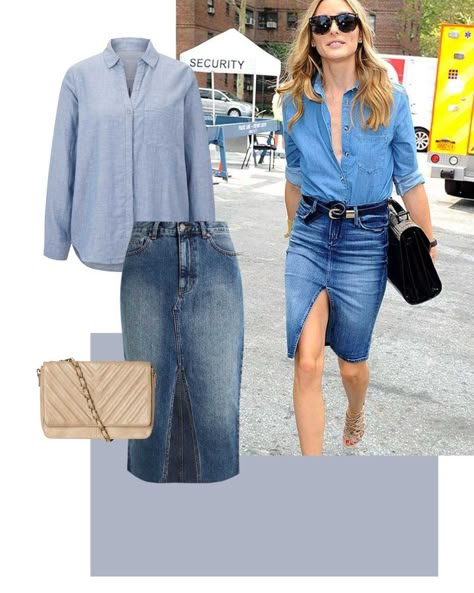 Outfits Primavera 2023, Outfit Primavera 2023, Closet Minimalista, Midi Outfits, Denim Skirt Fashion, Outfit Inspiration Women, Denim Skirt Outfits, Outfit Primavera, Midi Denim