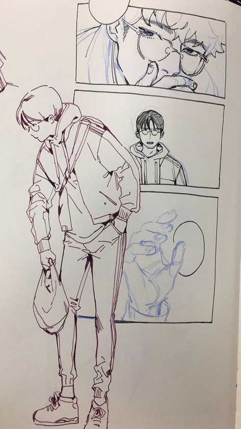 Comic Layout, 캐릭터 드로잉, Arte Sketchbook, Arte Inspo, Sketchbook Inspiration, Art And Illustration, Monster Hunter, Neon Genesis Evangelion, Manga Illustration