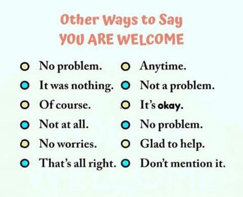 Other Ways To Say Okay, English Grammar Book, Other Ways To Say, Grammar Tips, Teaching English Grammar, Grammar Book, It's Okay, No Problem, English Grammar