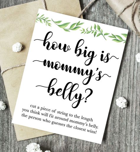 Guess The Belly Size Game, Guess Mommys Belly Size, Baby Food Game, Shower Photos, Family Feud Game, Mommy Tummy, Mommy Belly, Shower Stuff, Baby Shower Photos