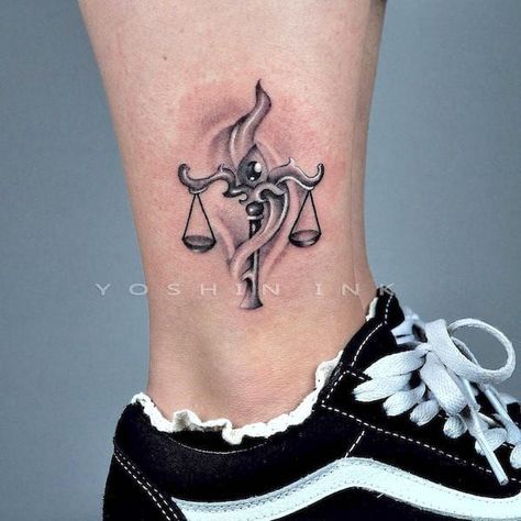 Libra Pictures, Libra Tattoo For Men, Libra Tattoo Ideas Unique, Libra Scale Tattoo, Scales Tattoo, Libra Sign Tattoos, Libra Tattoos, Libra Zodiac Tattoos, Justice Tattoo