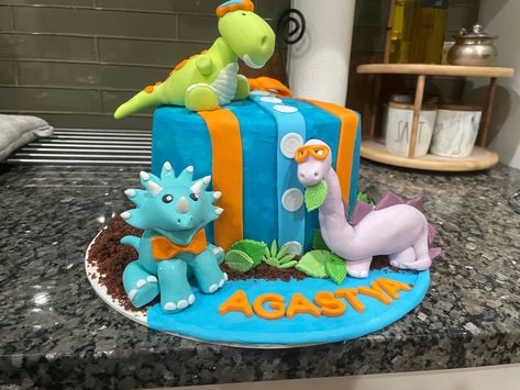 Blippi Dinosaur Cake, Blippi Dinosaur Birthday Party, Dino Birthday Cake, Dino Cake, Dinosaur Birthday Cakes, Dinosaur Cake, Dino Birthday, Dino Party, Dinosaur Birthday Party