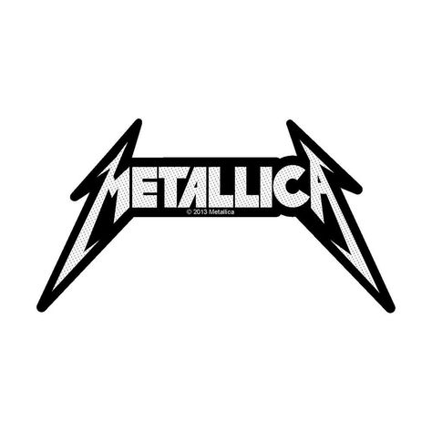 Metallica Logo, Logo Sewing, Patches Fashion, Thrash Metal, Sewing Leather, Metal Band, Classic Logo, Sew On Patches, Classic Rock