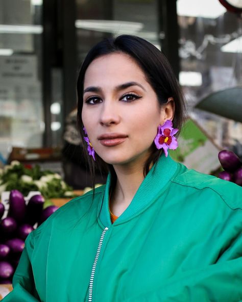 Imagine stepping into a world where flowers speak volumes about femininity—bold, vibrant, and captivating. That’s the essence of this @kenzaklay Flower Earring Collection. Which one is your favourite, the Purple Orchids or the Blue Lily earrings? We shot these photos in Chinatown amidst its urban chaos and gritty streets. Where each pair of earrings adds a burst of colour and personality. Styling & creative direction: @theslstory Photographer: @whiteteeblackdress Earrings: @kenzaklay #... Lily Earrings, Outfit Inspiration Women, Blue Lily, Seasonal Color Analysis, Flower Earring, Fashion Designing, Earring Collection, Purple Orchids, Color Analysis