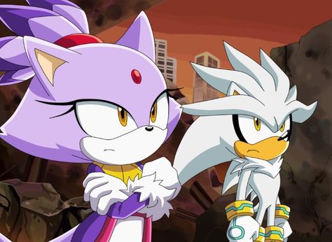 Sonic Bases, Silver X Blaze, Silver And Blaze, Sonamy Comic, Sonic & Knuckles, Blaze The Cat, Team Sonic, Hedgehog Movie, Silver The Hedgehog