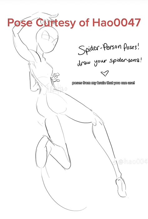 Spider Sonas Poses, Spidersona Poses Female, Spider Sona Base, Spidey Sona, Pose Practice, Spider Sona, Art Bases, Spiderman Art Sketch, Spider Art