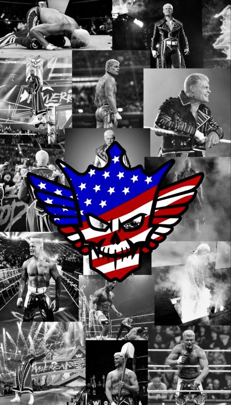 Cody Rhodes Wallpaper, Wwe Tattoos, Usos Wwe, Eminem Poster, The Hardy Boyz, Wwe Logo, Wwe Funny, American Nightmare, Cracked Wallpaper