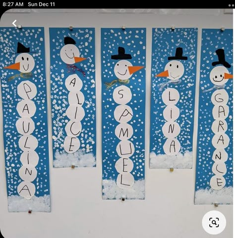 Kindy Christmas Craft, Winter Wonderland Kindergarten, January Activities For Seniors, Pre K Art, Paper Flower Garden, Senior Infants, Xmas Activities, Infant Art, Winter Crafts Preschool