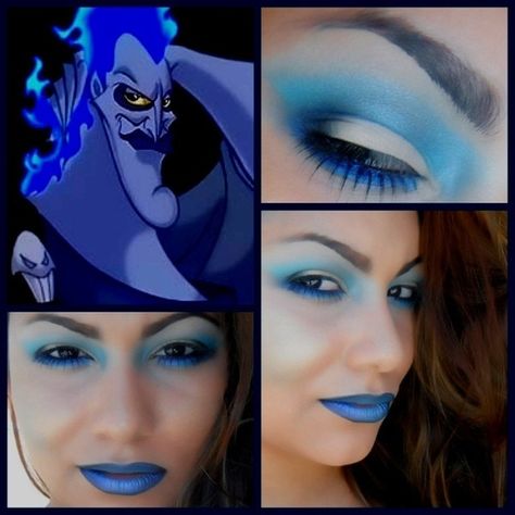 Disney Villan Makeup, Female Hades Makeup, Villain Inspired Makeup, Hades Makeup Female, Disney Villain Makeup, Hades Makeup, Female Hades, Lily Costume, Hades Cosplay