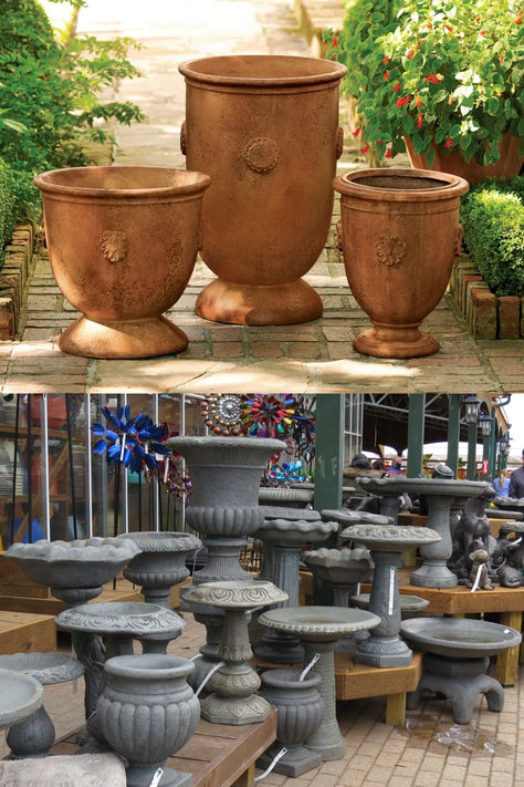 𝐋𝐀𝐒𝐓 𝐃𝐀𝐘 𝐒𝐀𝐋𝐄!🥹Over the past year, we have accumulated a large inventory of garden, and now is the perfect time to offer you these valuable items. We have significantly reduced the prices to nearly cost level, ensuring that you can acquire the garden decor you need at unprecedented prices. Big Flower Pots Outdoor, Spanish Terrace, Big Flower Pots, Yard Decor Ideas, Farmhouse Flower Pots, Garden Techniques, Terra Pot, Large Garden Pots, Outdoor Yard Decor