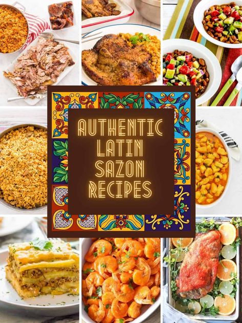 Goya Sazon Recipe, Portuguese Chicken Recipes, Sazon Recipe, Goya Recipe, Slow Roasted Pork Shoulder, Sazon Seasoning, Latin Recipes, Latin American Food, Peruvian Cuisine