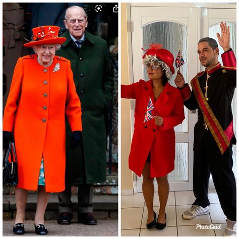 Queen Elizabeth And Prince Phillip, Funny Costume, Hollywood Couples, Prince Phillip, Funny Costumes, Hollywood Fashion, Viral Trend, Style Mistakes, Hollywood Stars