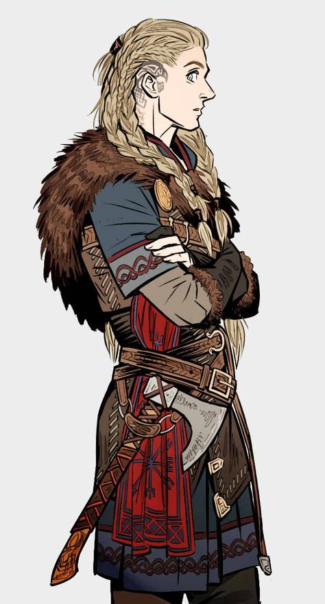 Viking Character, Assassins Creed Artwork, Assassin's Creed Valhalla, Dungeons And Dragons Characters, Dnd Art, Assassin’s Creed, Fantasy Concept Art, Character Design Male, Medieval Fantasy