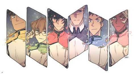 Team Voltron | Legendary Defender | Hunk | Pidge | Keith | Shiro | Lance | Allura Voltron Wallpaper Desktop, Galaxy Garrison, Voltron Wallpaper, Voltron Art, Voltron Force, Klance Fanart, Klance Comics, Voltron Comics, Form Voltron