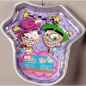 1 X Nick The Fairly Oddparents Cake Pan ~Wilton~ ** Tried it! Love it! : Baking pans Fisherman Cake, Peter Pan Cakes, Baking Hobby, Clown Cake, Cake Pan Sizes, Fairly Oddparents, 20th Birthday Party, The Fairly Oddparents, Cake Baking Pans