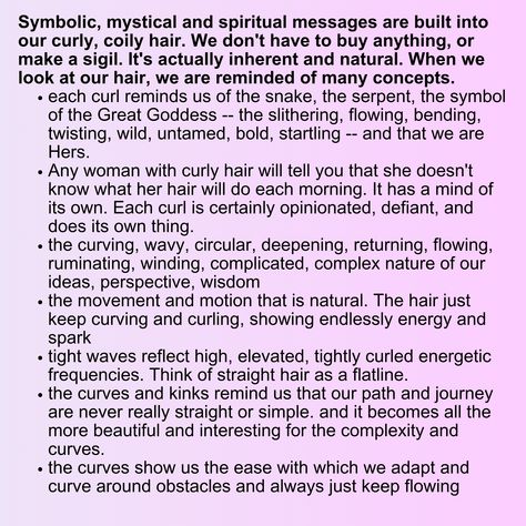 Long Hair Spiritual Meaning, Hair Growth Witchcraft, Curly Hair Manifestation, Right Side Of Body Spiritual Meaning, How To Manifest Hair Growth, Coily Hair, Spiritual Messages, Spiritual Meaning, Holistic Healing