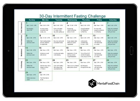 30-Day Intermittent Fasting Challenge PDF - MentalFoodChain 28 Day Fasting Challenge, 30 Day Intermittent Fasting Challenge, 30 Day Fasting Challenge, Intermittent Fasting Challenge, Fasting Challenge, Daily Challenges, 30 Day Challenge, Mood Swings, Intermittent Fasting