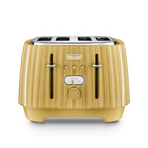 Yellow Toaster, White Toaster, Ballerina Design, Breakfast Routine, Portable Air Conditioners, The Ballerina, Kettle And Toaster, Cord Storage, Coffee Kitchen